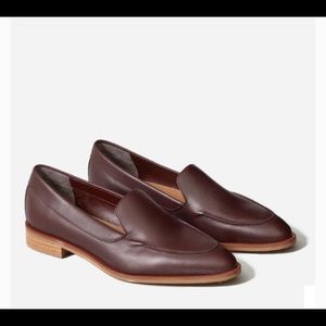 Everlane Women's Dark Brown Leather Flats